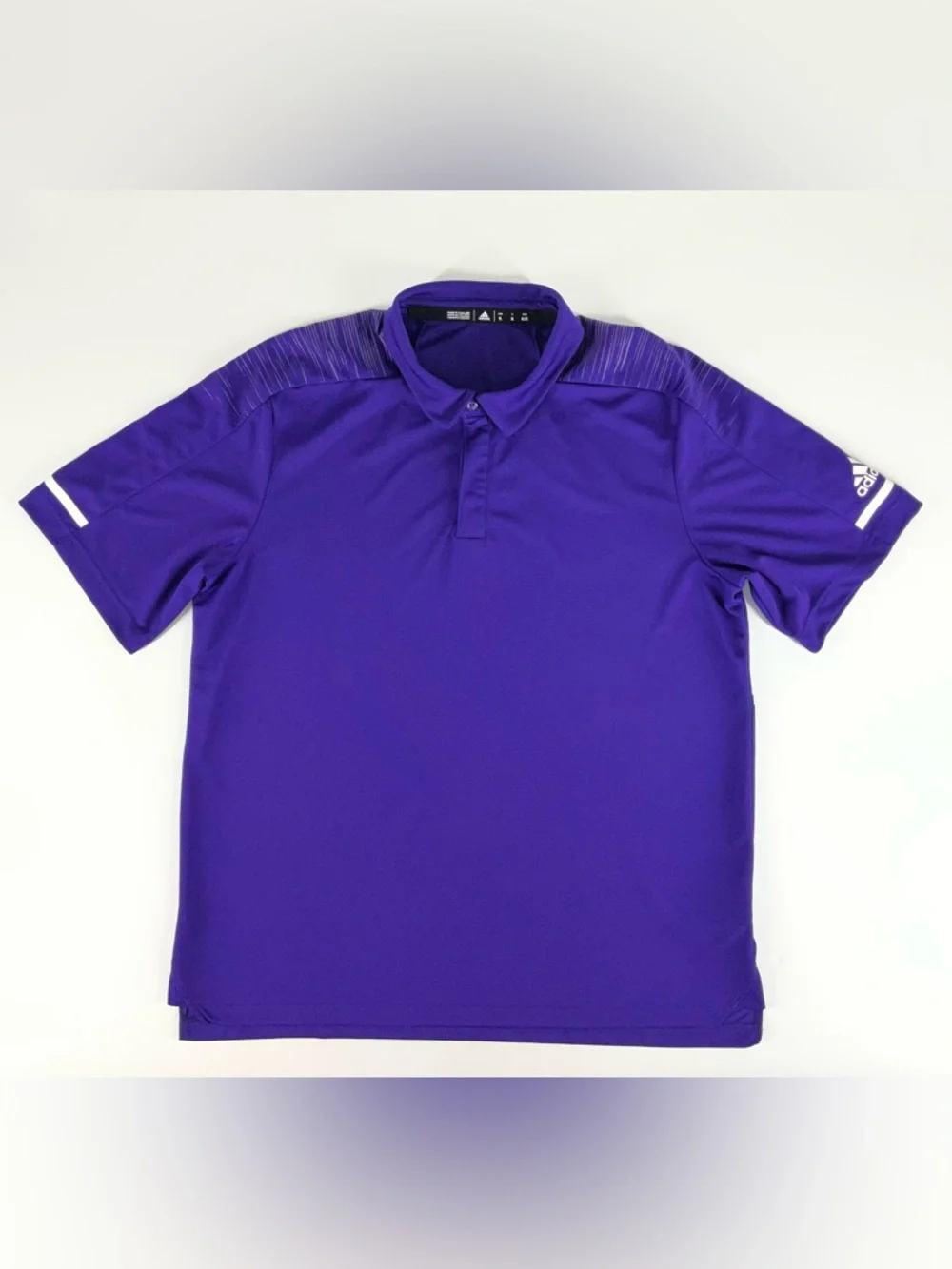 Adidas Men's Purple Performance 'Climalite Polo Size XL